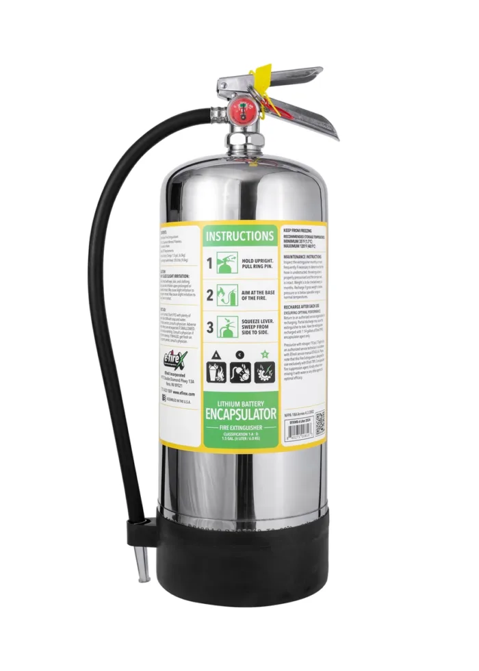 6 liter lithium battery fire extinguisher